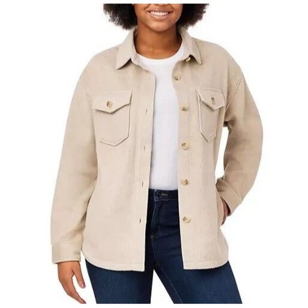 Member's Mark Women's Shacket Size M Toasted Heather NWT